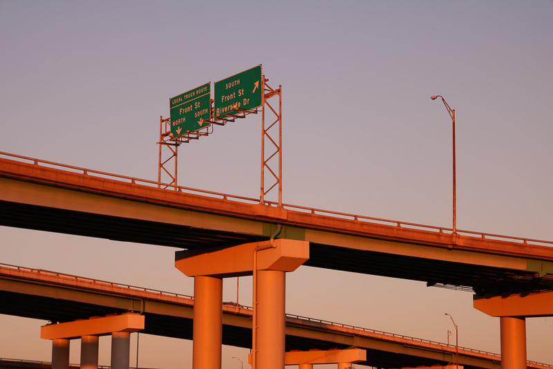 The western I-40/I-240 Interchange; ISO 100, 55 mm, f/5.6, 1/160
